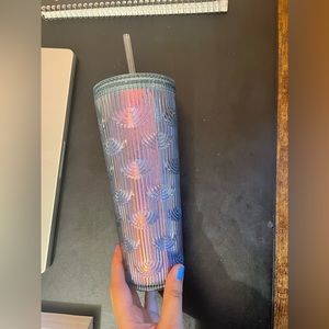 Starbucks tumbler holographic large 24oz rainbow cup